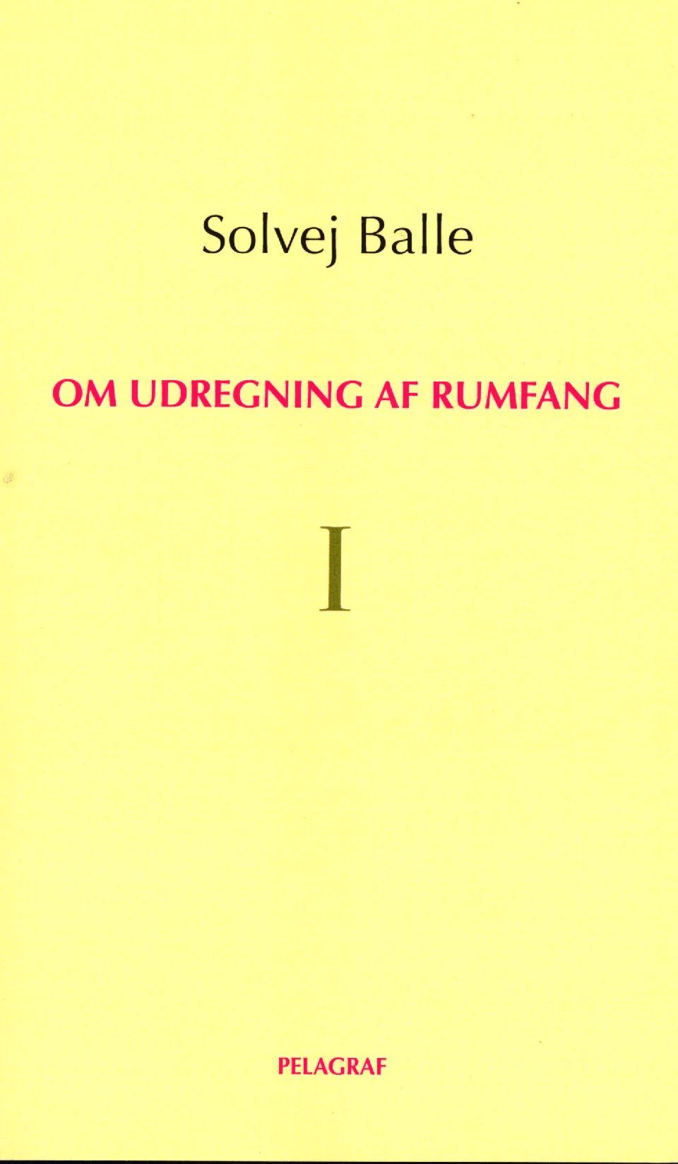 Cover til om udregning af rumfang