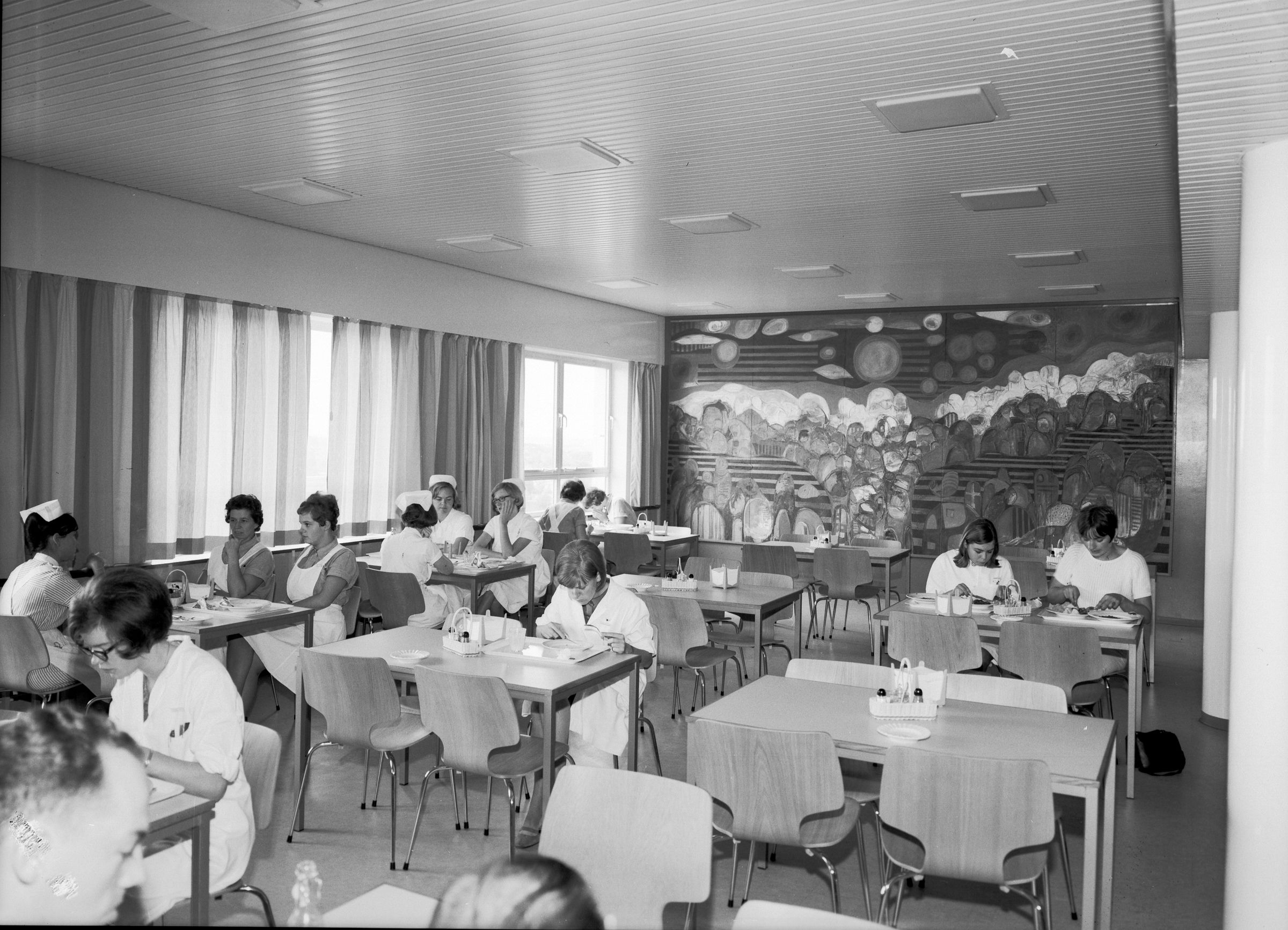 Sygeplejersker i kantine