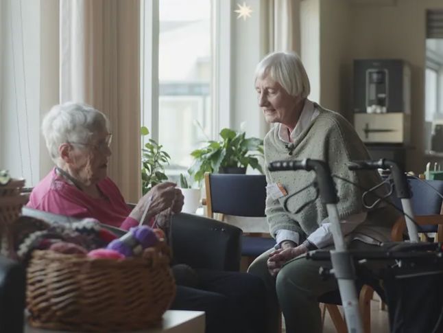 Inge Lis er frivillig på Skovbrynet