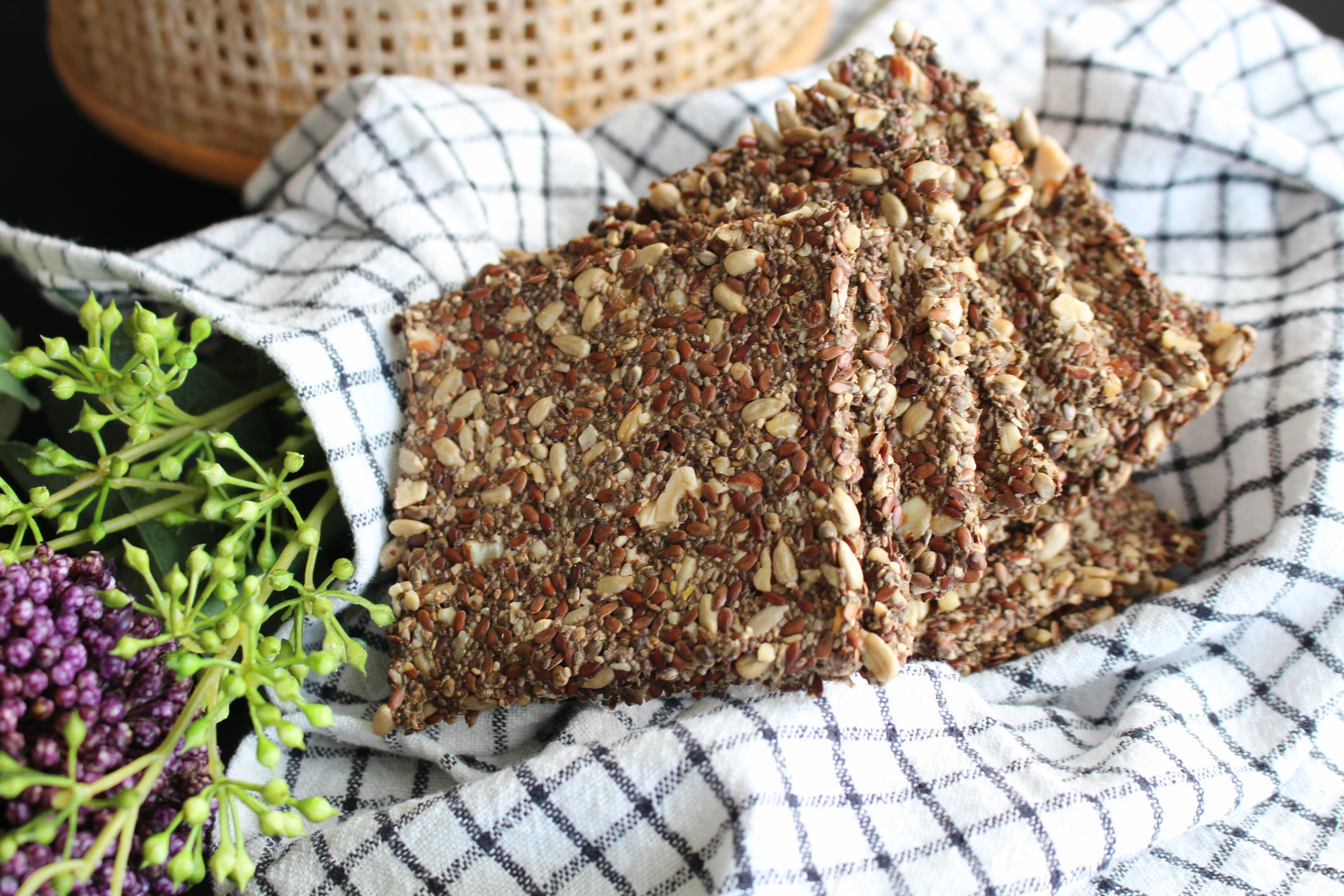 Sprødt kerneknækbrød